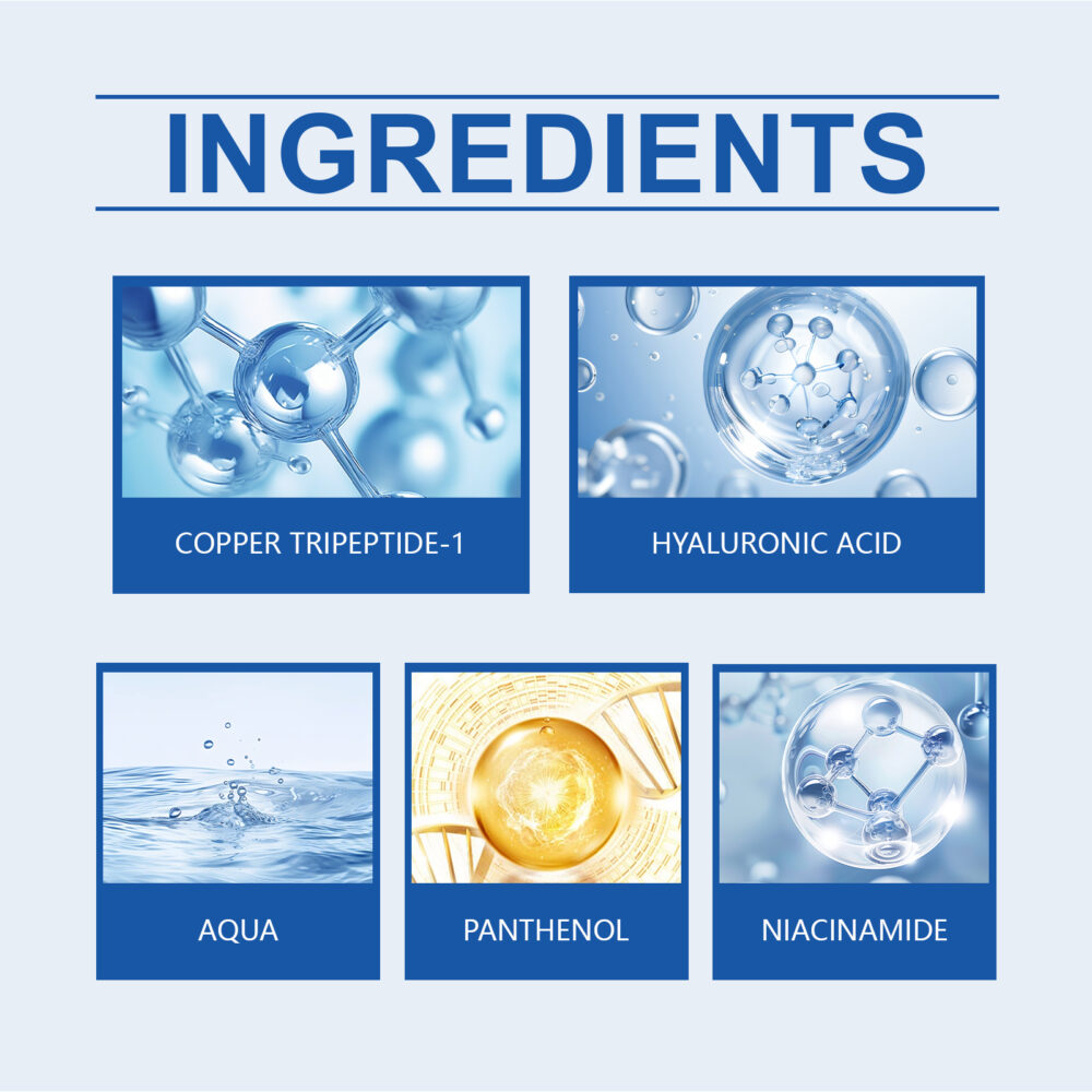 Blue copper peptide anti wrinkle firming facial essence - Image 5