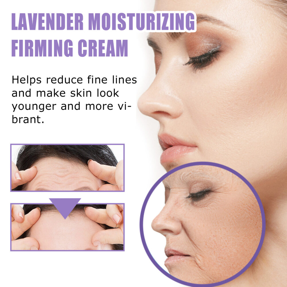 Lavender Anti aging Whitening Moisturizing Firming face cream - Image 4