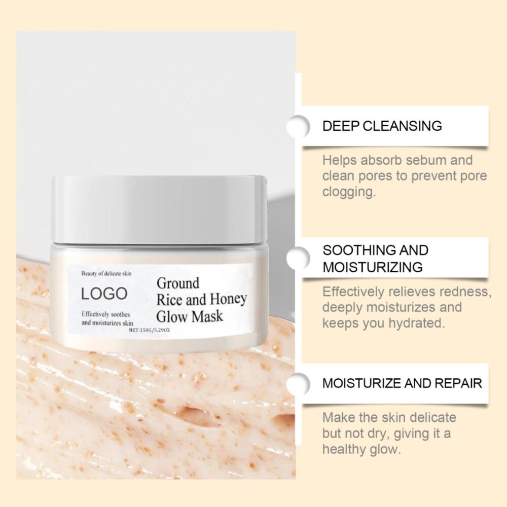 Rice Honey Moisturizing facial mask - Image 2