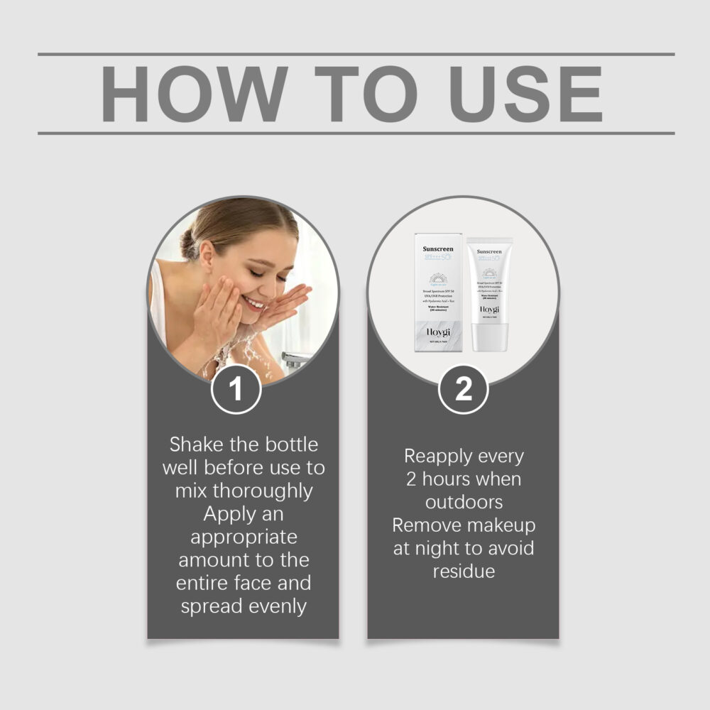 Hyaluronic acid rice facial sunscreen - Image 6