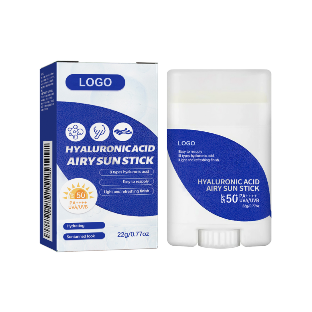 Hyaluronic acid protective sunscreen stick