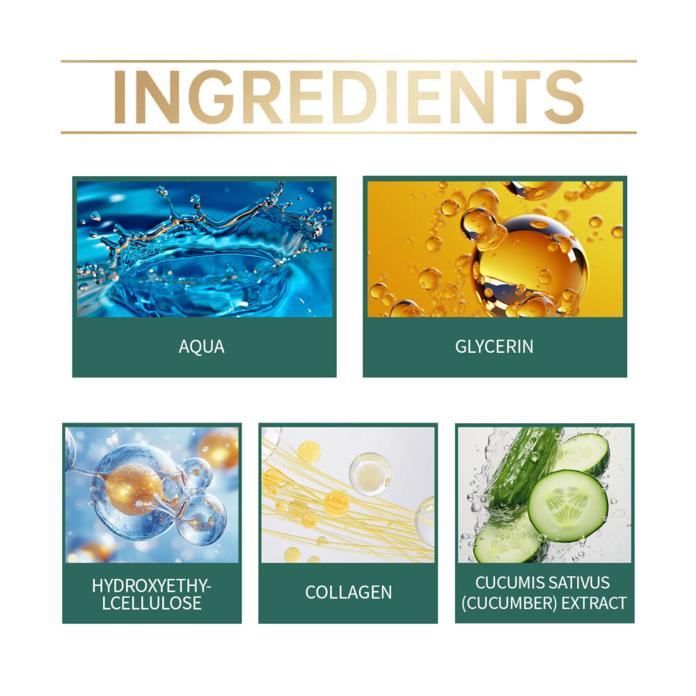 Golden Cucumber Double Color Eye Mask Patch - Image 7