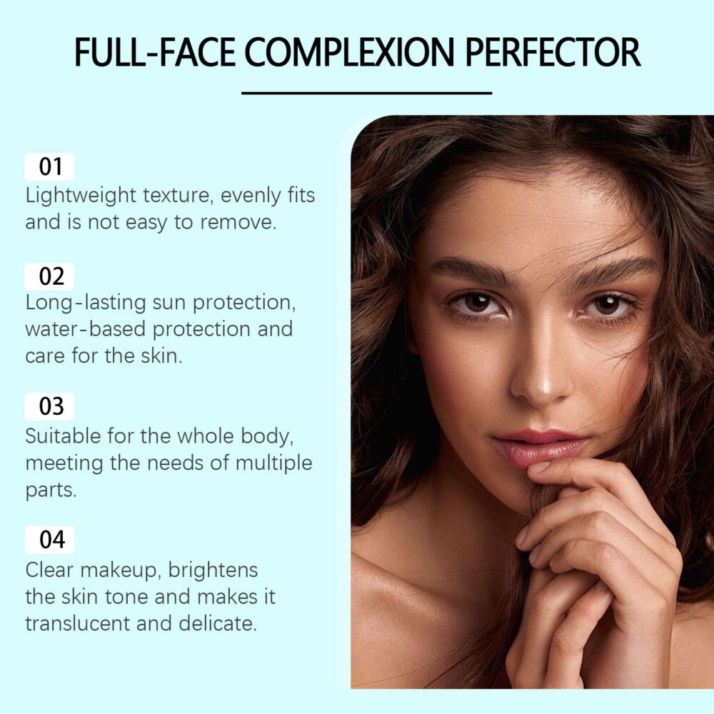 Sunscreen moisturizing liquid foundation (dark skin) - Image 4