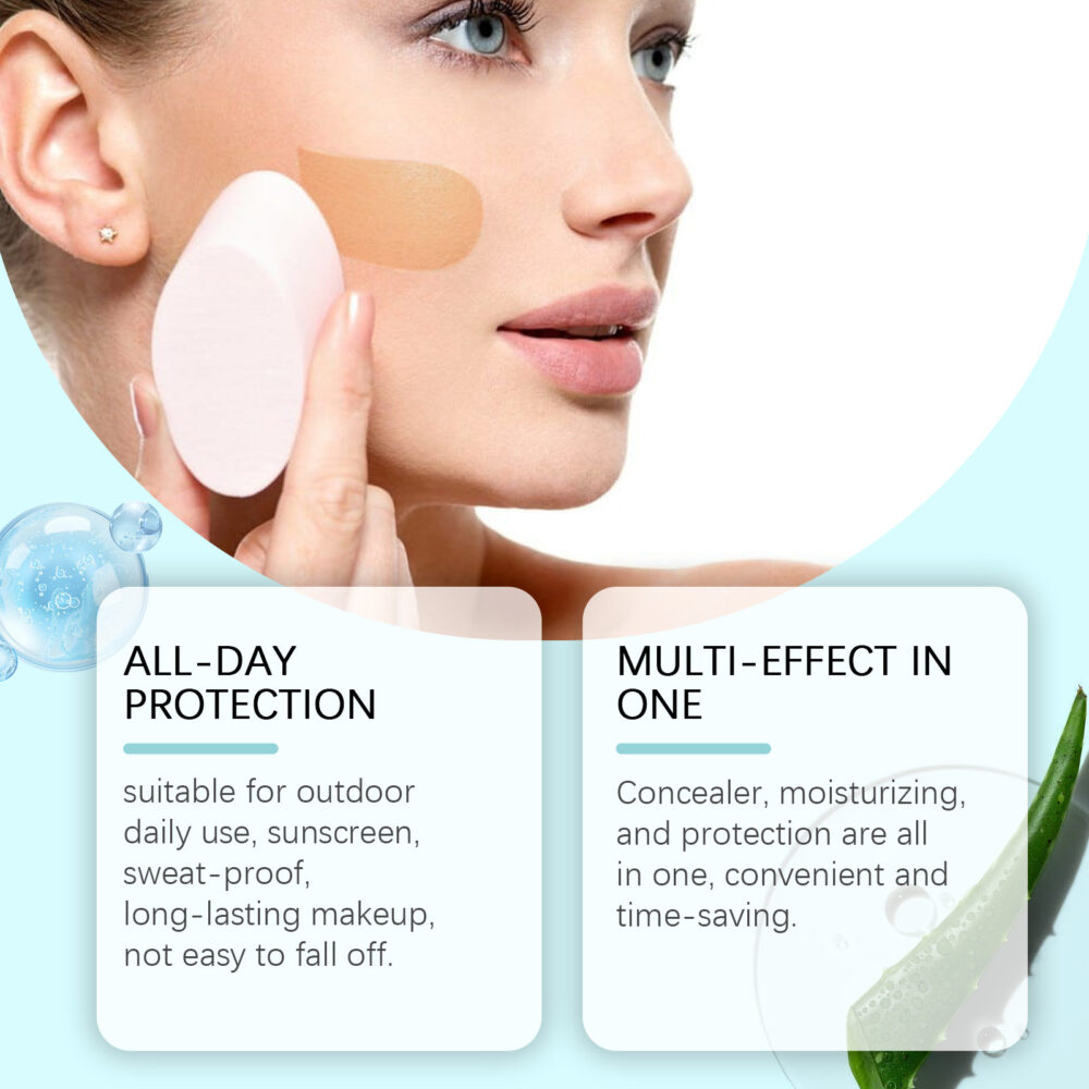Sunscreen moisturizing liquid foundation (natural color) - Image 3