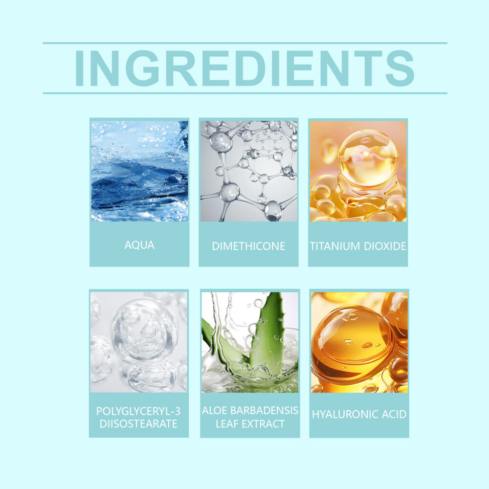 Sunscreen moisturizing liquid foundation (natural color) - Image 5