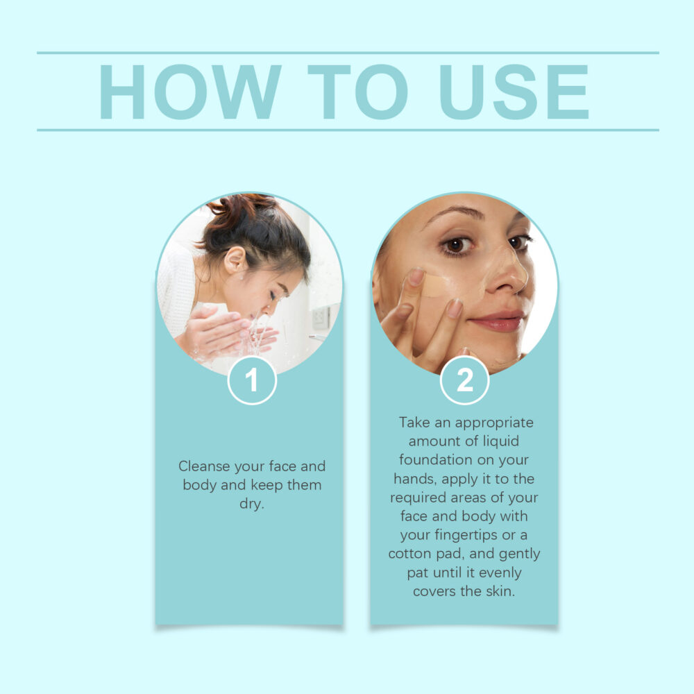 Sunscreen moisturizing liquid foundation (ivory white) - Image 6