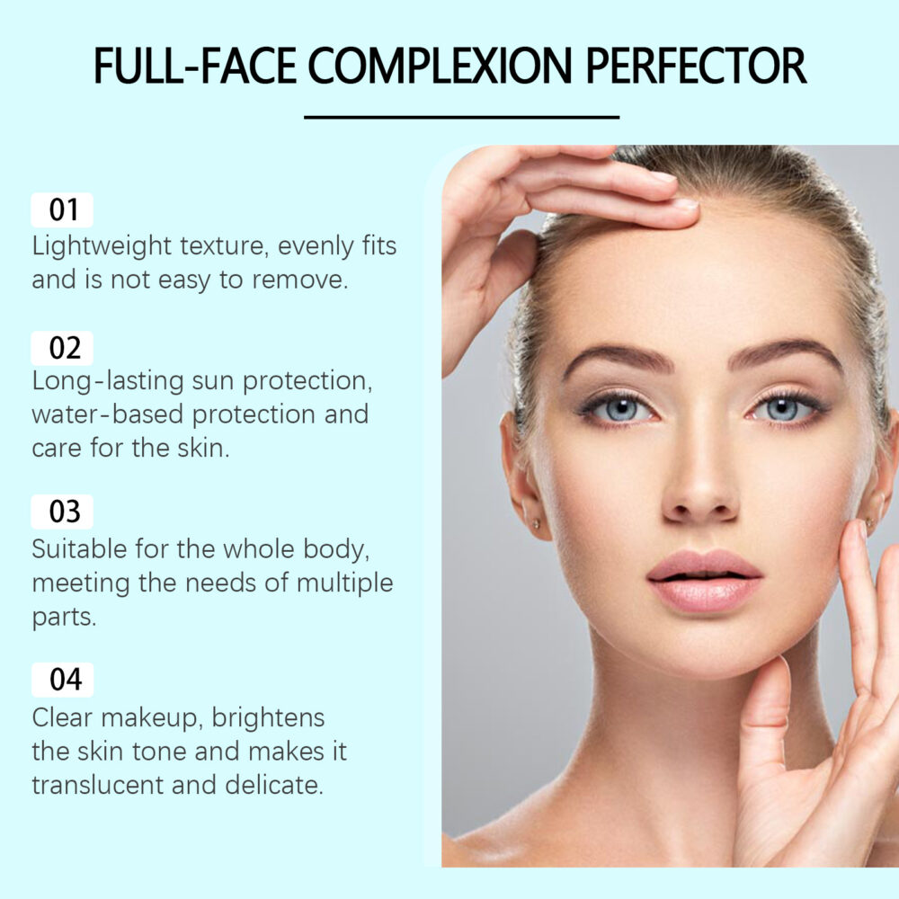 Sunscreen moisturizing liquid foundation (ivory white) - Image 4