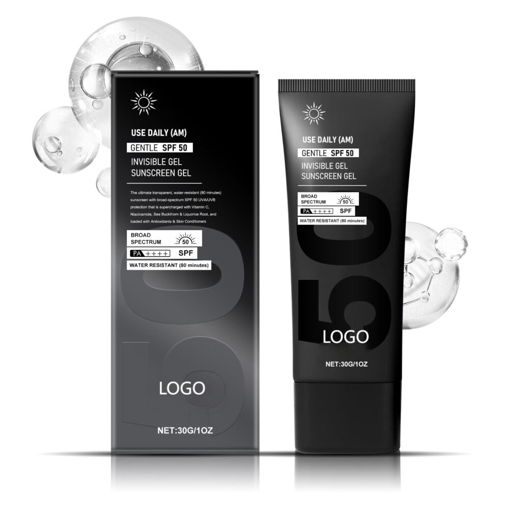 Invisible sunscreen gel