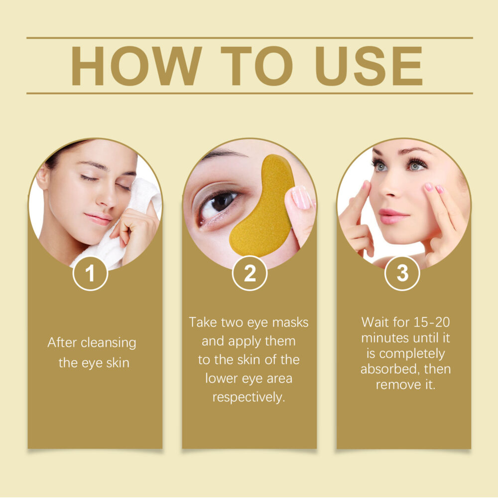 Golden Tightening Eye Mask - Image 6