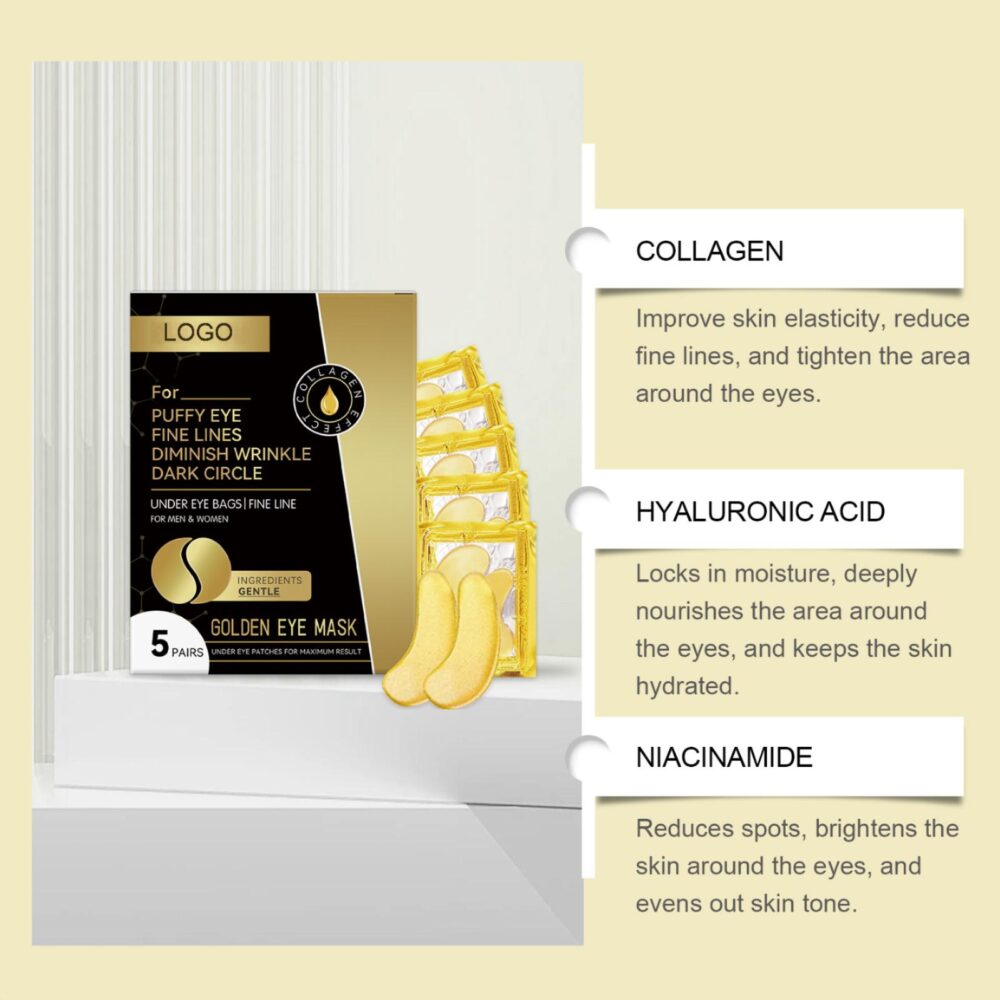 Golden Tightening Eye Mask - Image 2