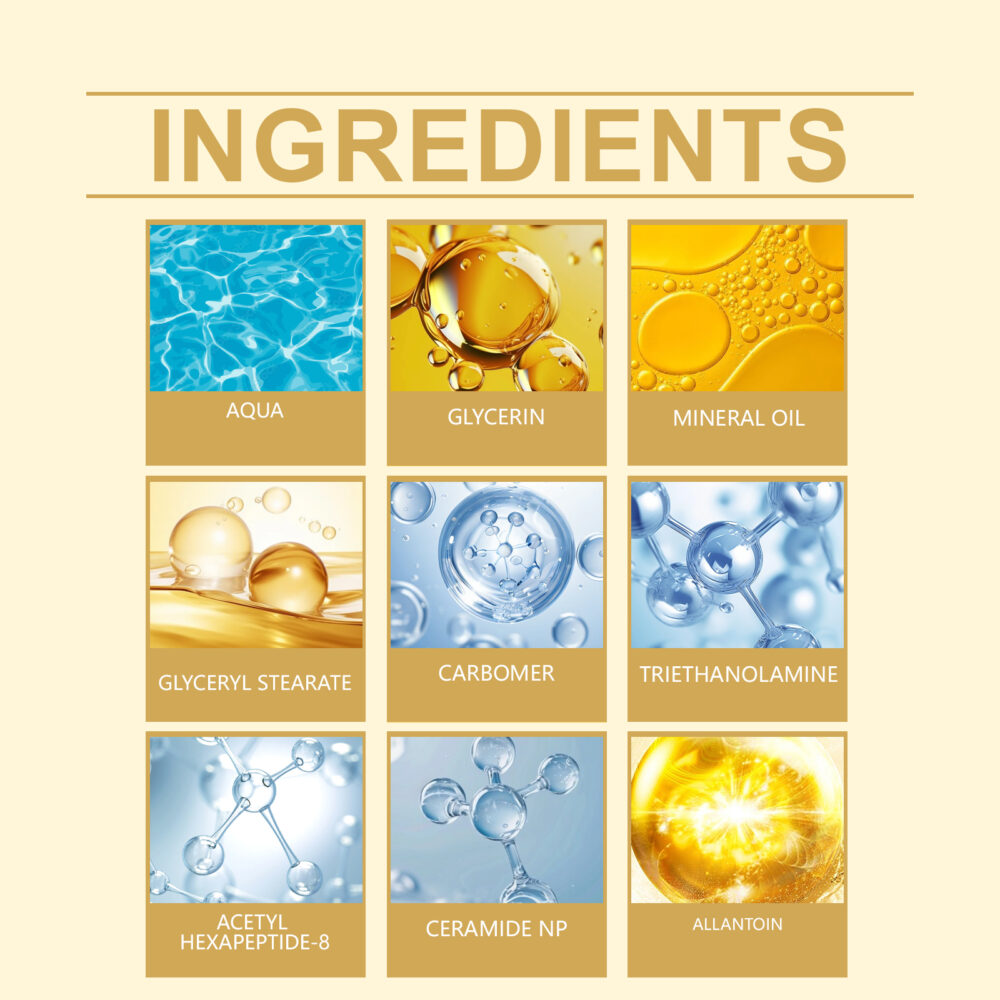 AH8 Tightening Anti Wrinkle Roller Neck Cream - Image 6