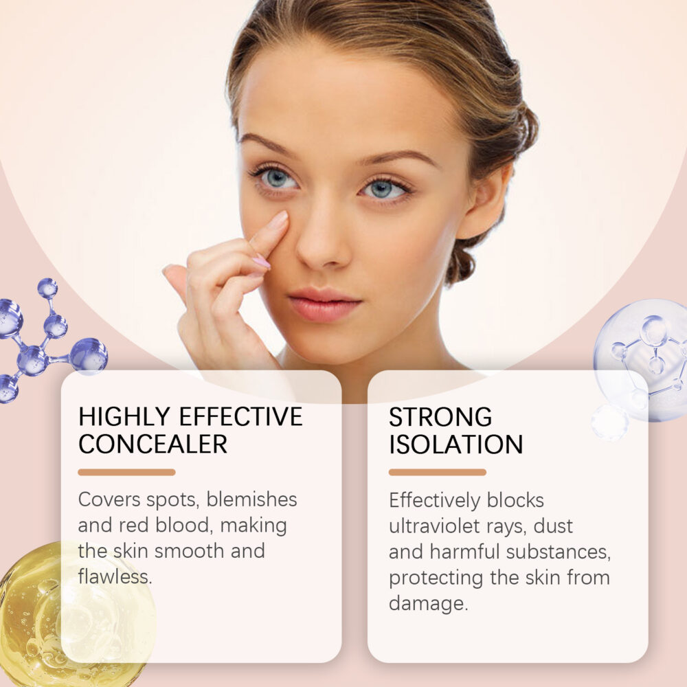 Tri color sunscreen isolation cream - Image 4
