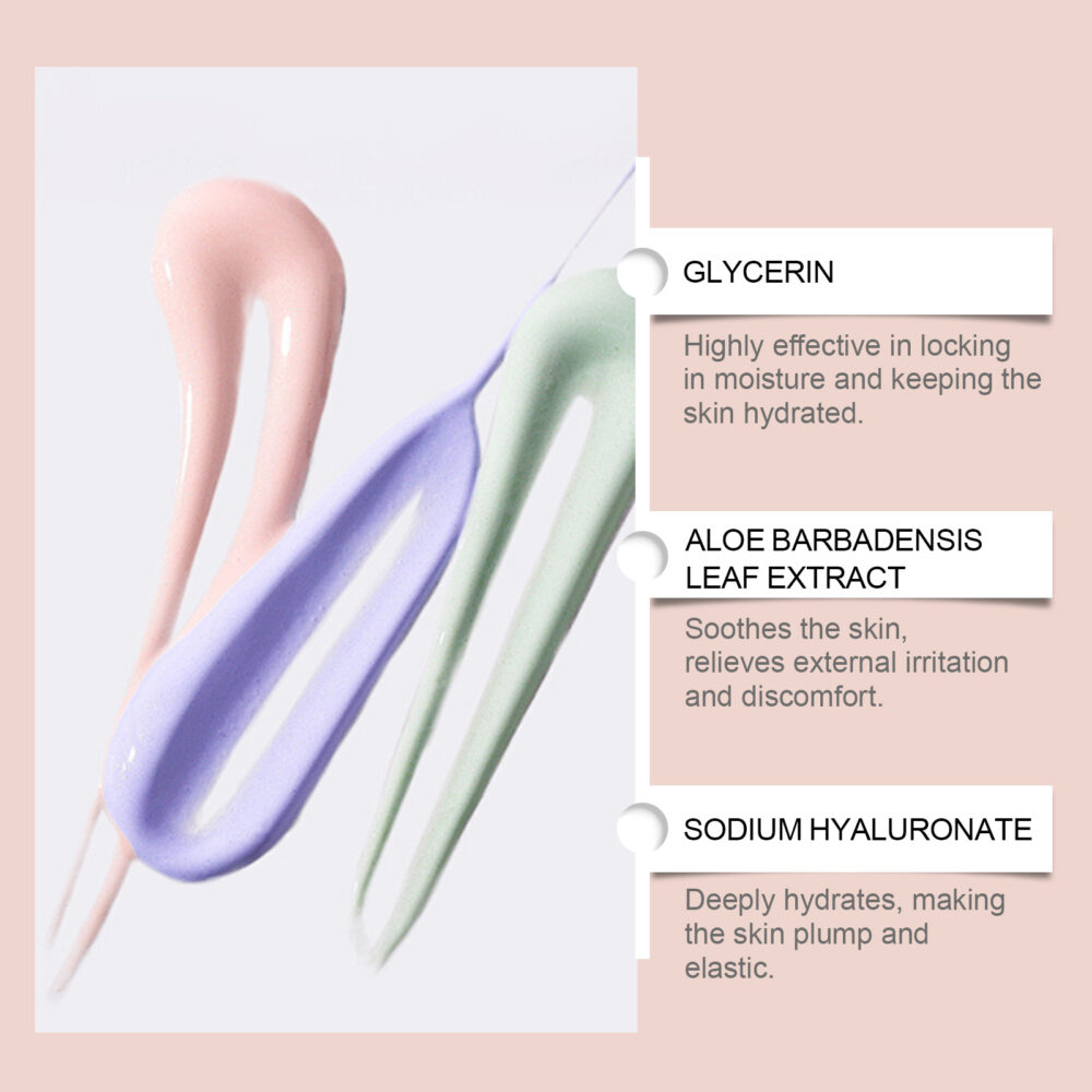 Tri color sunscreen isolation cream - Image 2
