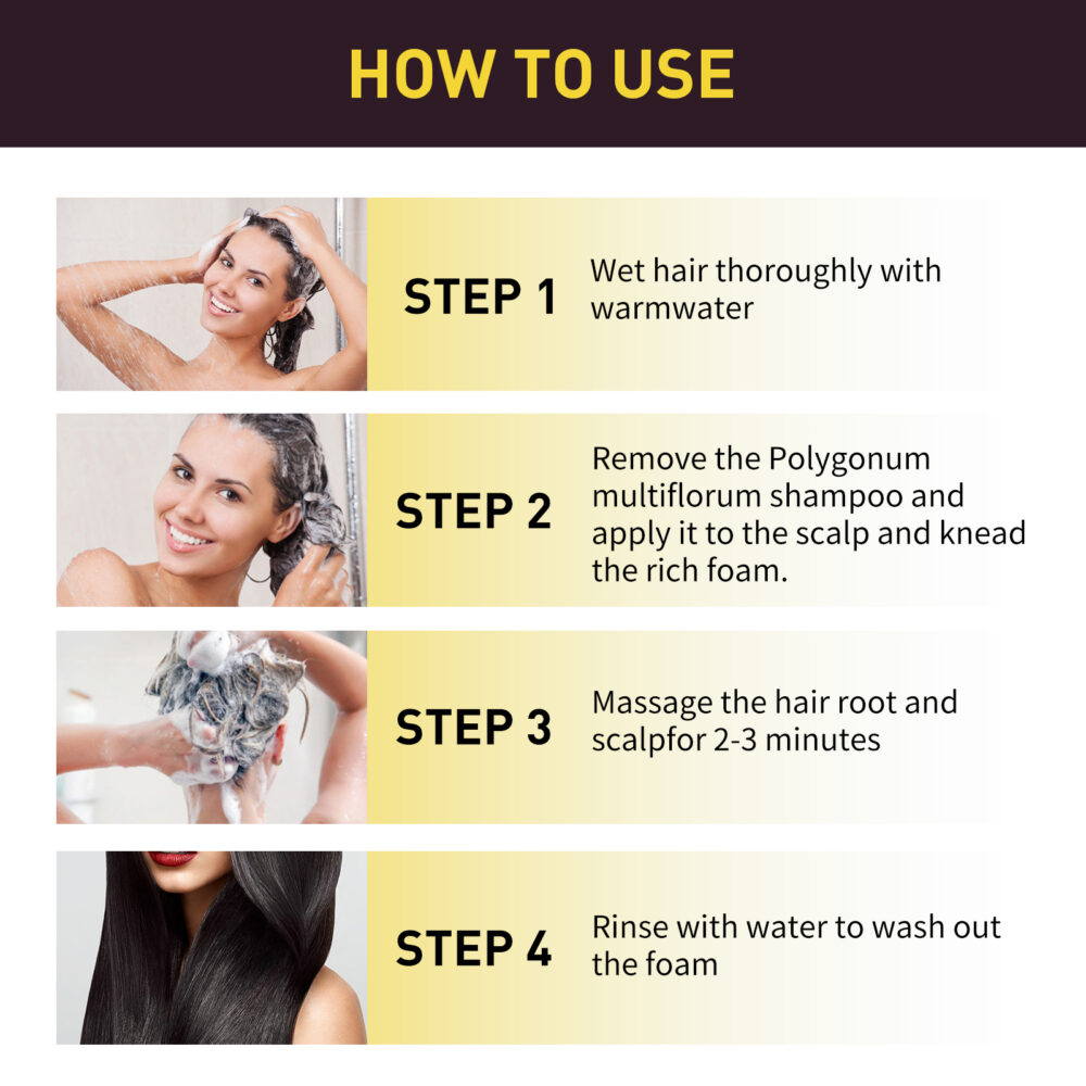 Polygonum multiflorum and Ganoderma lucidum shampoo - Image 6