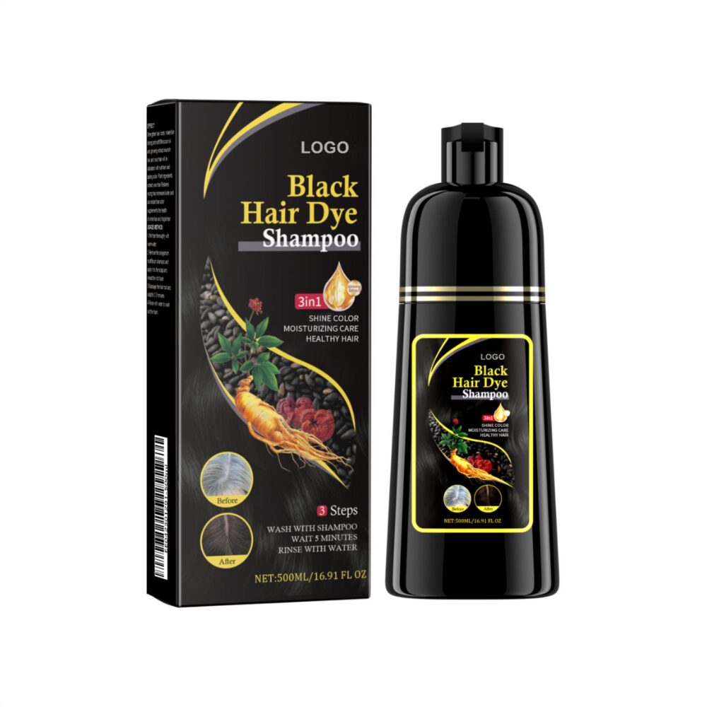 Polygonum multiflorum and Ganoderma lucidum shampoo