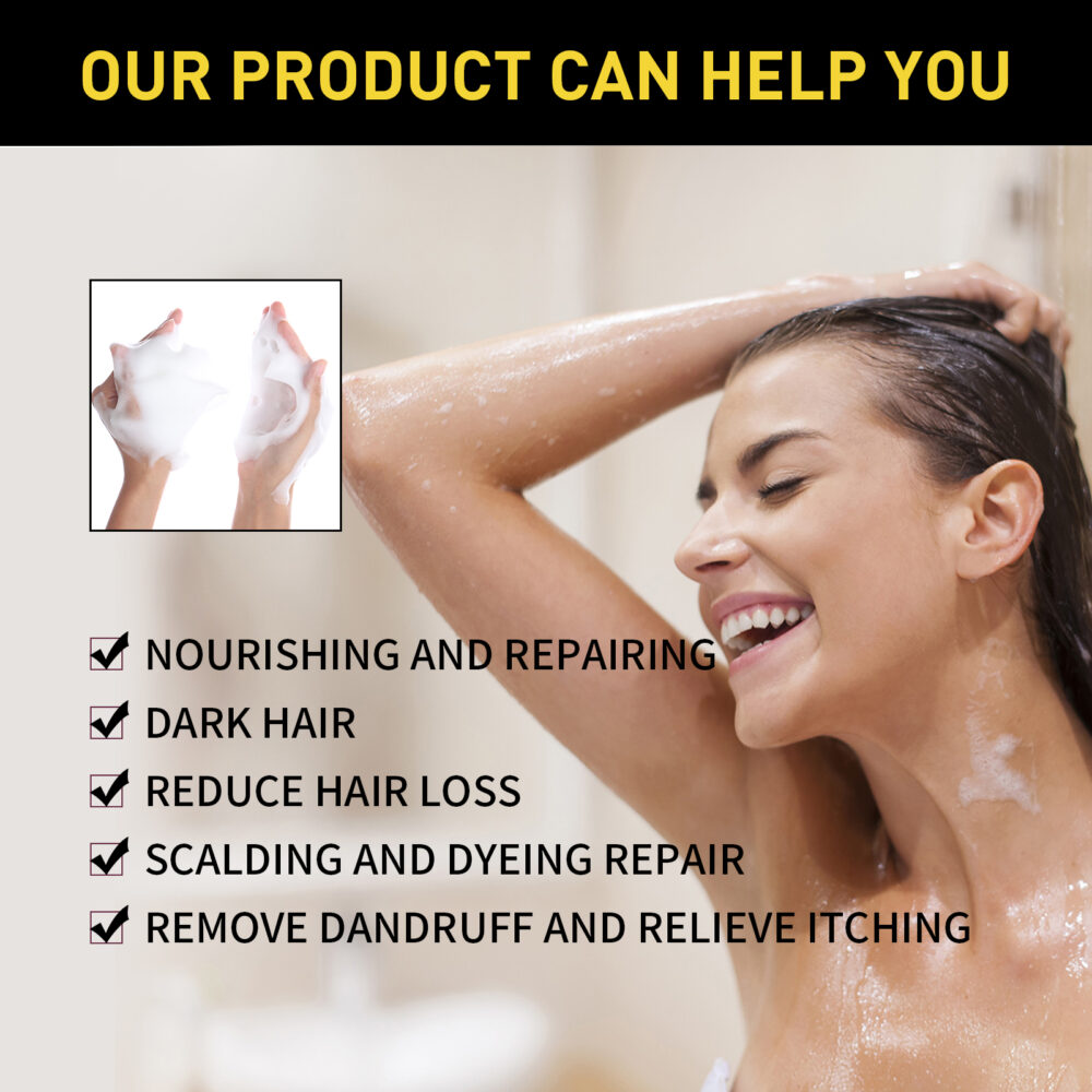 Polygonum multiflorum and Ganoderma lucidum shampoo - Image 4