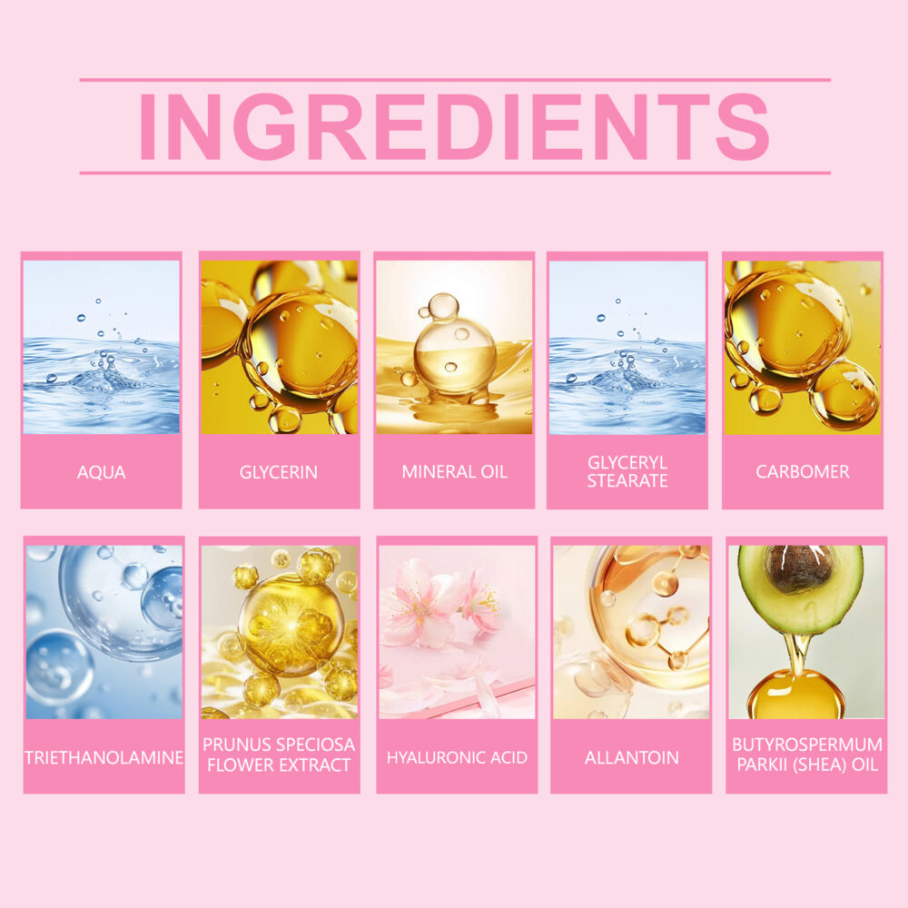 Cherry blossom hyaluronic acid butter face cream - Image 6