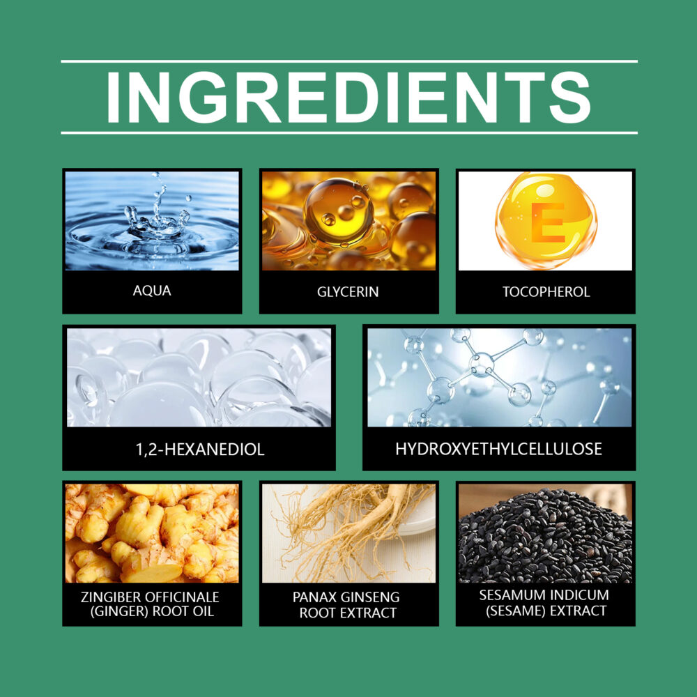 Ginger Ginseng Nourishing Hair Care Essential Oil - Image 6