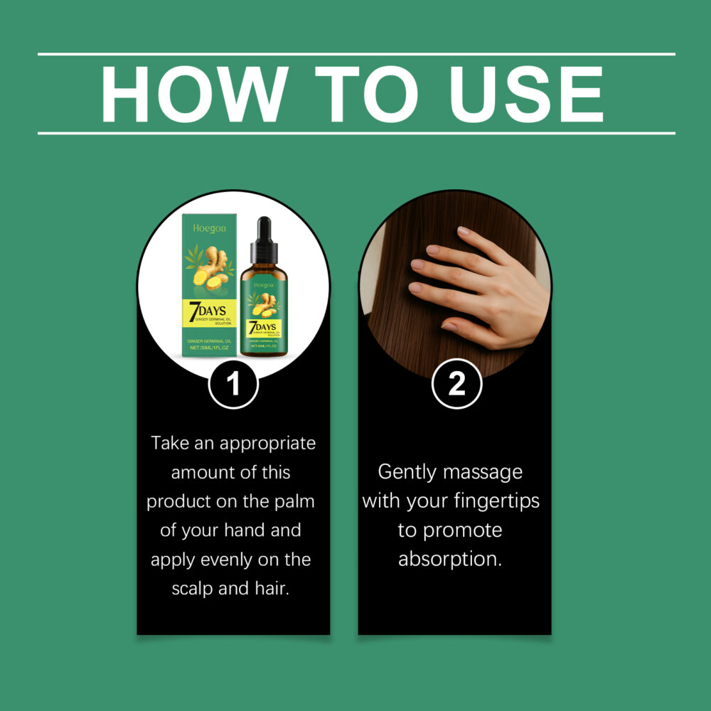 Ginger Ginseng Nourishing Hair Care Essential Oil - Image 7