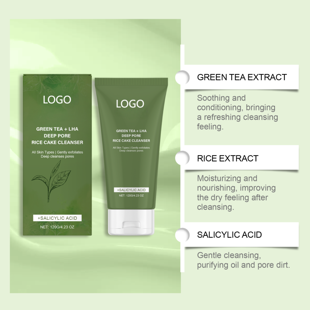 Green Tea Salicylic Acid Cleansing Milk - Image 2