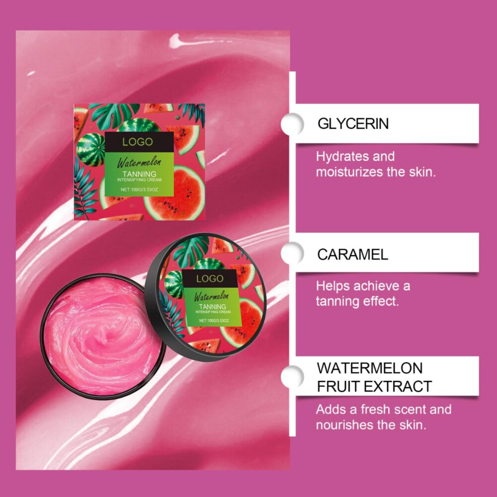 Watermelon Moisturizing Blackening Tanning Cream - Image 2
