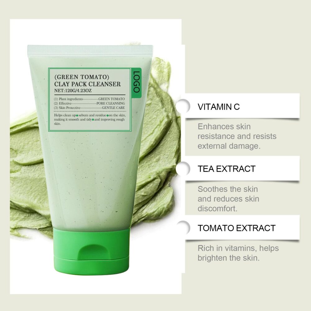 Green Tomato Mud Mask Cleansing Milk - Image 2