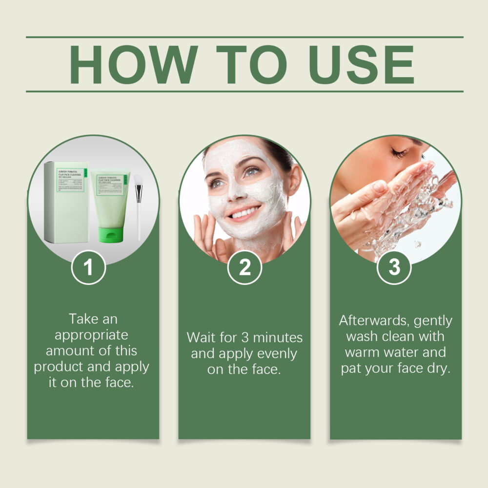 Green Tomato Mud Mask Cleansing Milk - Image 7