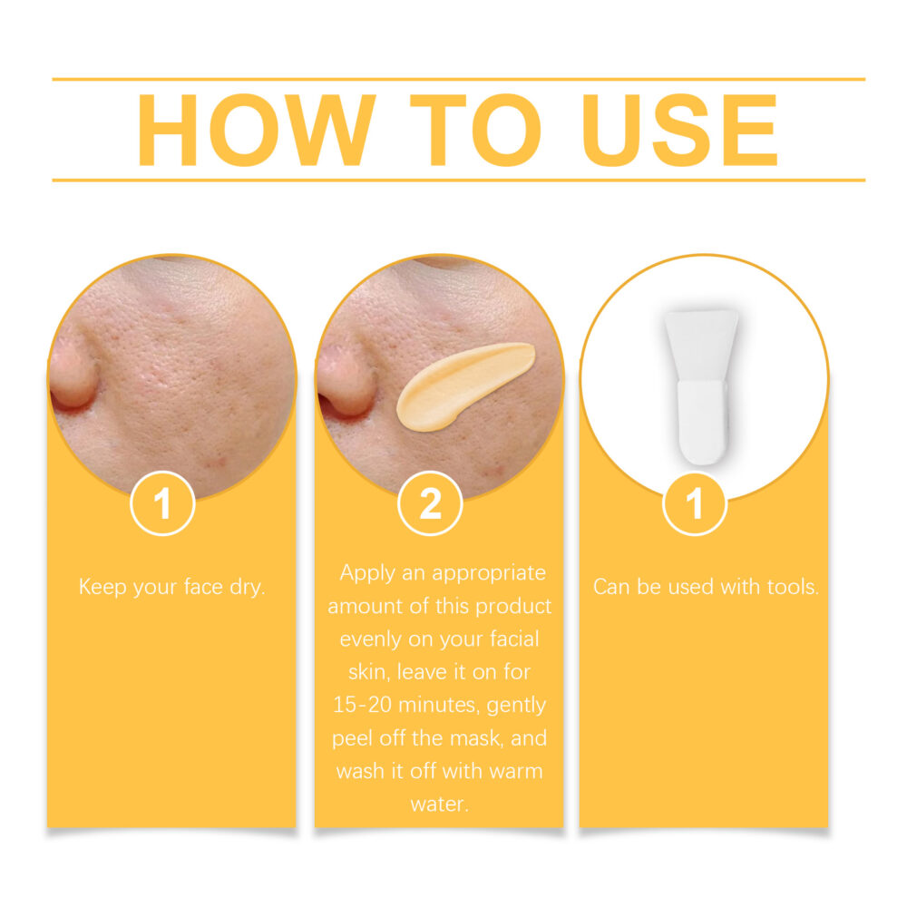 Turmeric Exfoliating Tearing facial mask - Image 6