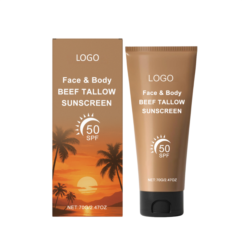 Tallow moisturizing sunscreen