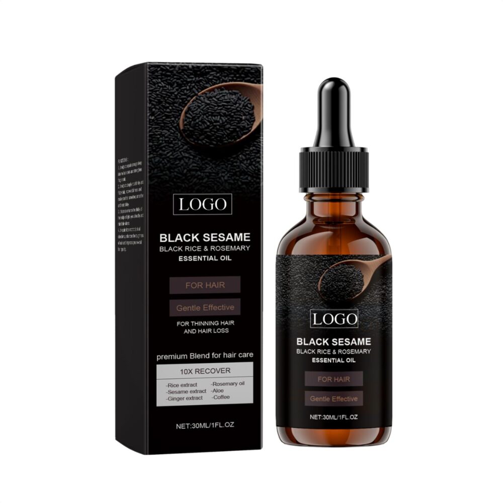 Black sesame repairing nourishing hair essence