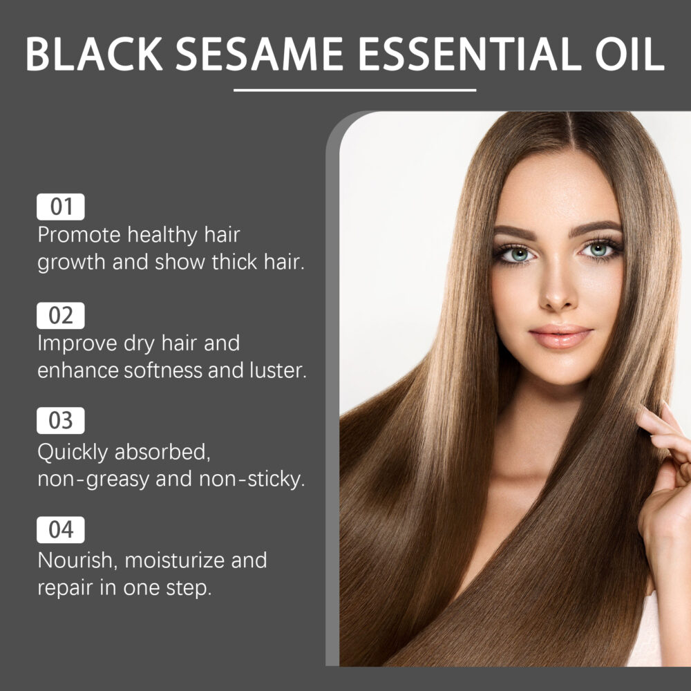 Black sesame repairing nourishing hair essence - Image 4