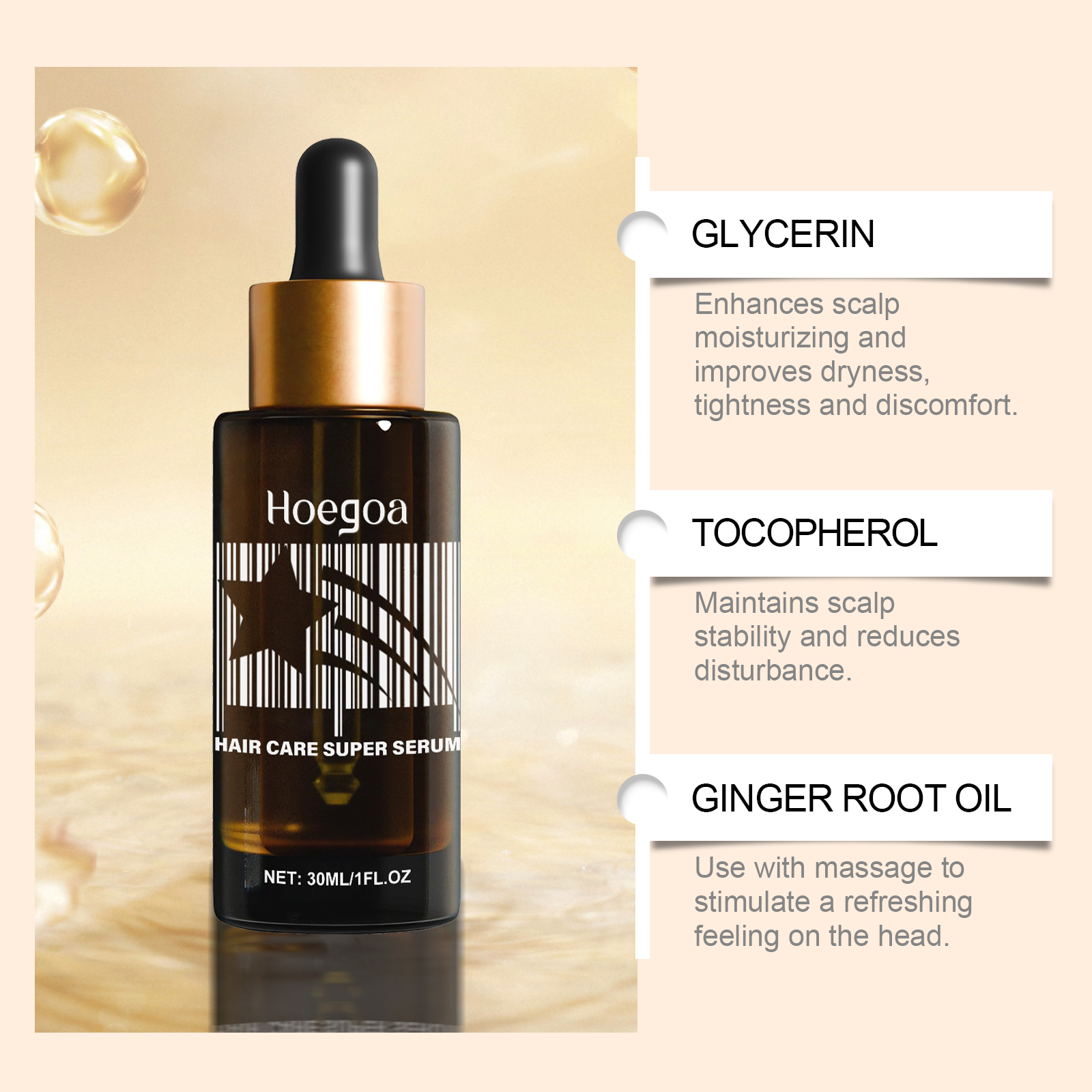 Ginger root oil scalp care essential oil - Image 2
